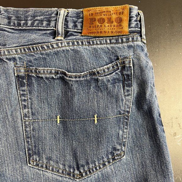 Polo Ralph Lauren Mens Classic Fit 867 Authentic Denim Jeans Blue Size 36 - Picture 3 of 10